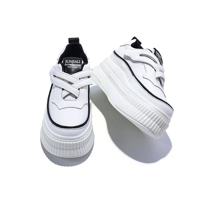 Junjali Abrasion Resistant Lightweight Height Increasing Low Top Casual Shoes 6.5cm Women's-5