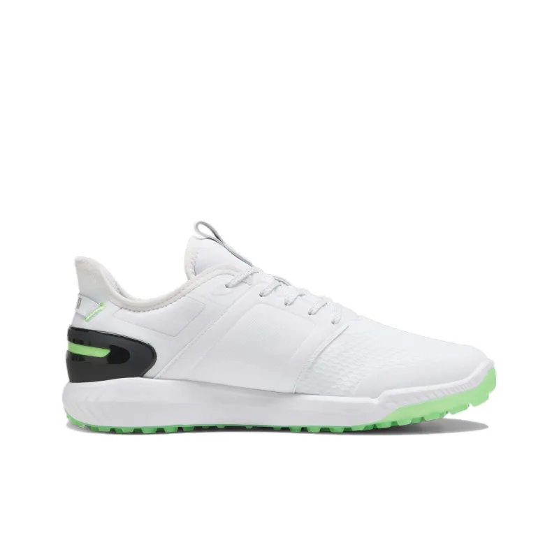 PUMA IGNITE ELEVATE Elevate Slip Resistant Low Top Golf Shoes Men's White Black Green-1