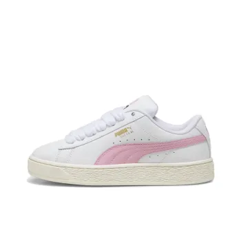 PUMA Suede XL Slip Resistant Low Top Skateboard Shoes Unisex Pink White