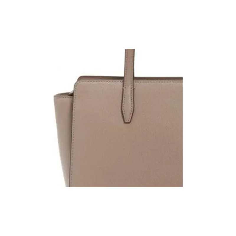 TORY BURCH Robinson Litchi Grain Leather Tote Bag Shopping Bag Handbag Shoulder Bag Women's Light Umber-6