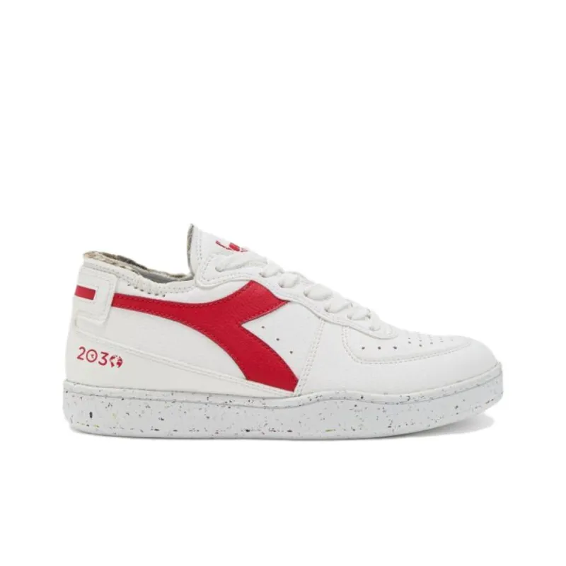 diadora Game L Waxed Row Cut 'White Red Pepper'-1