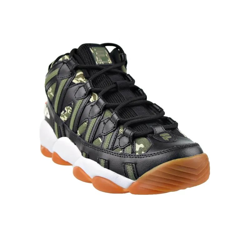 FILA Cushioned Slip Resistant Mid Top Casual Shoes Men's Army Green-2