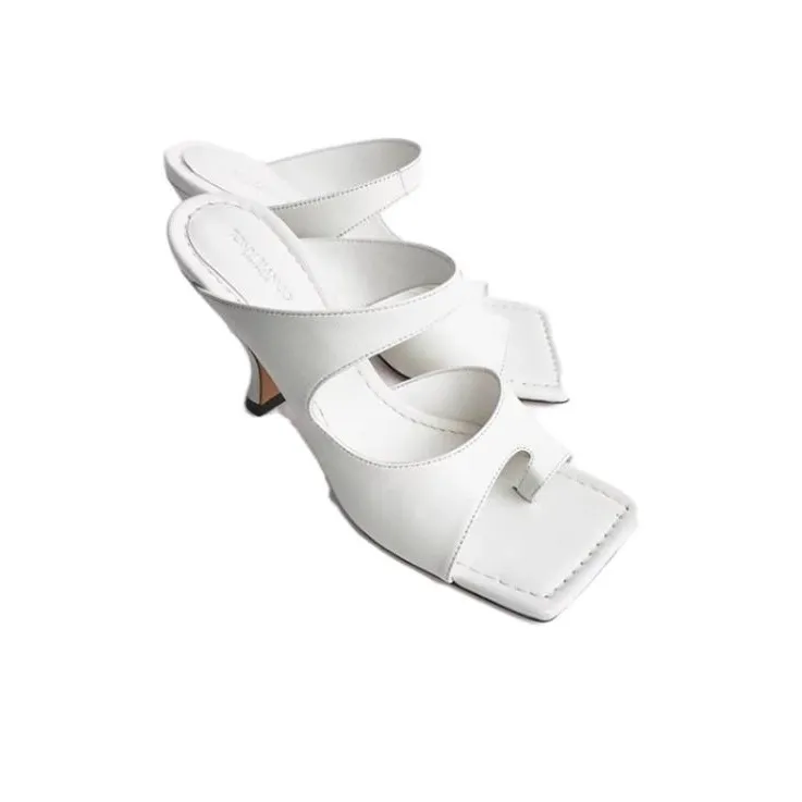 Tony Bianco Quiet Slide Slippers Women's White-3