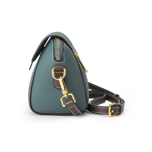 BOSTANTEN Cow Leather Crossbody Bag, Shoulder Bag Regular Women's Black/Sea Blue/Khaki-10