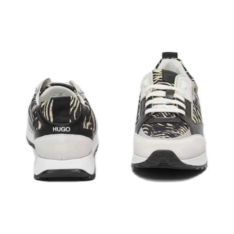 HUGO BOSS Wear-Resistant Coverage Low-Top Casual Shoes Women's Gray-4