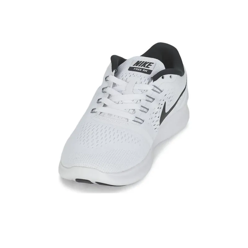 Nike Free Rn White/Black Women's-2