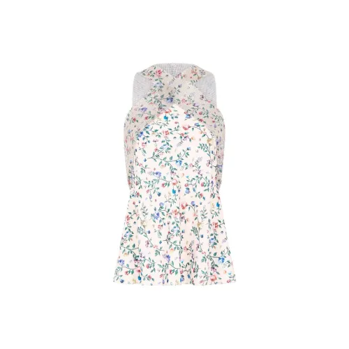 Rabanne Floral-print Halterneck Top