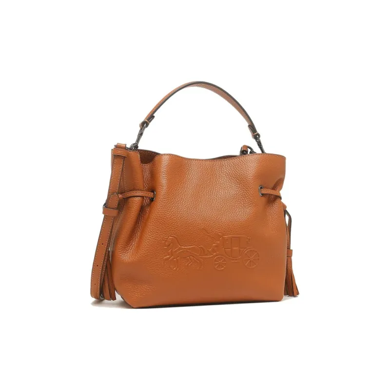 COACH Andy Refined Pebble Leather Handbag Shoulder Bag Crossbody Bag Medium Size Women's-3