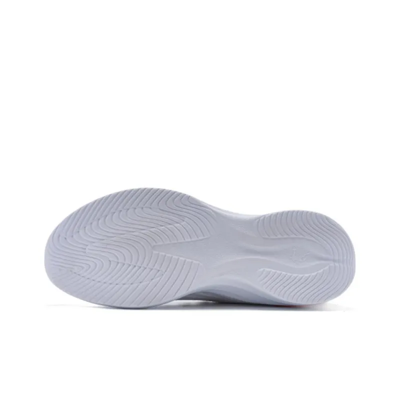 QIAODAN Cushioning Low Top Running Shoes Women's White Pink-4