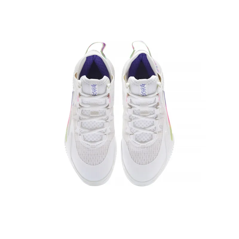 LINING Badfive 2 Low Basketball Shoes Men Low Top Ecru-4