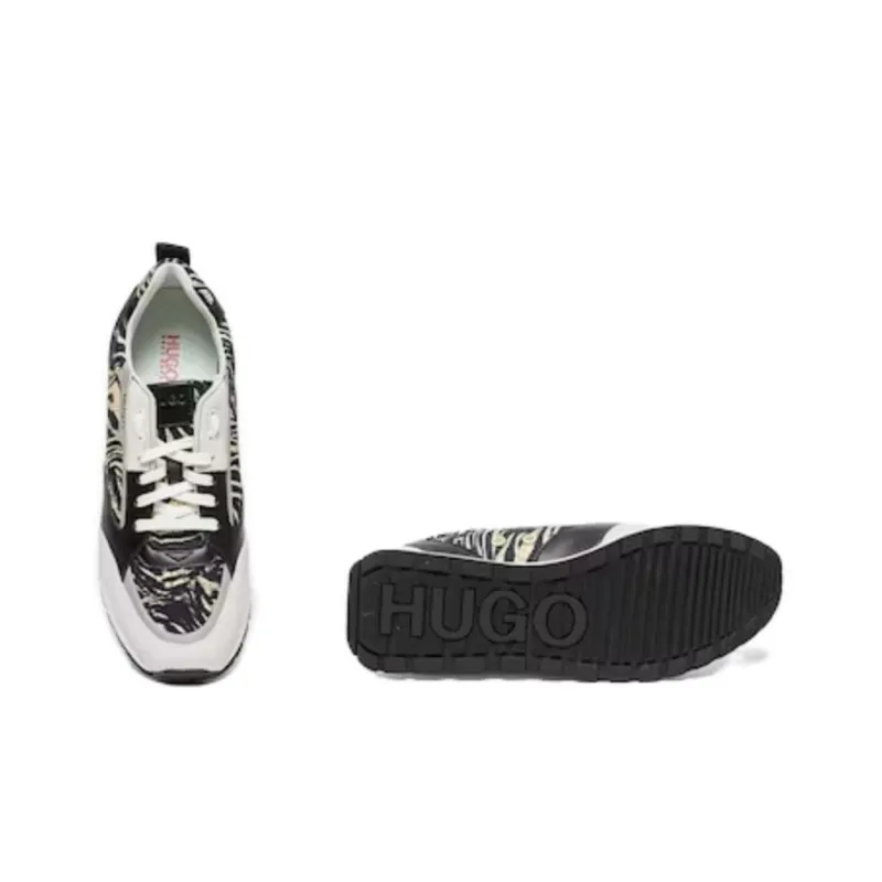 HUGO BOSS Wear-Resistant Coverage Low-Top Casual Shoes Women's Gray-5