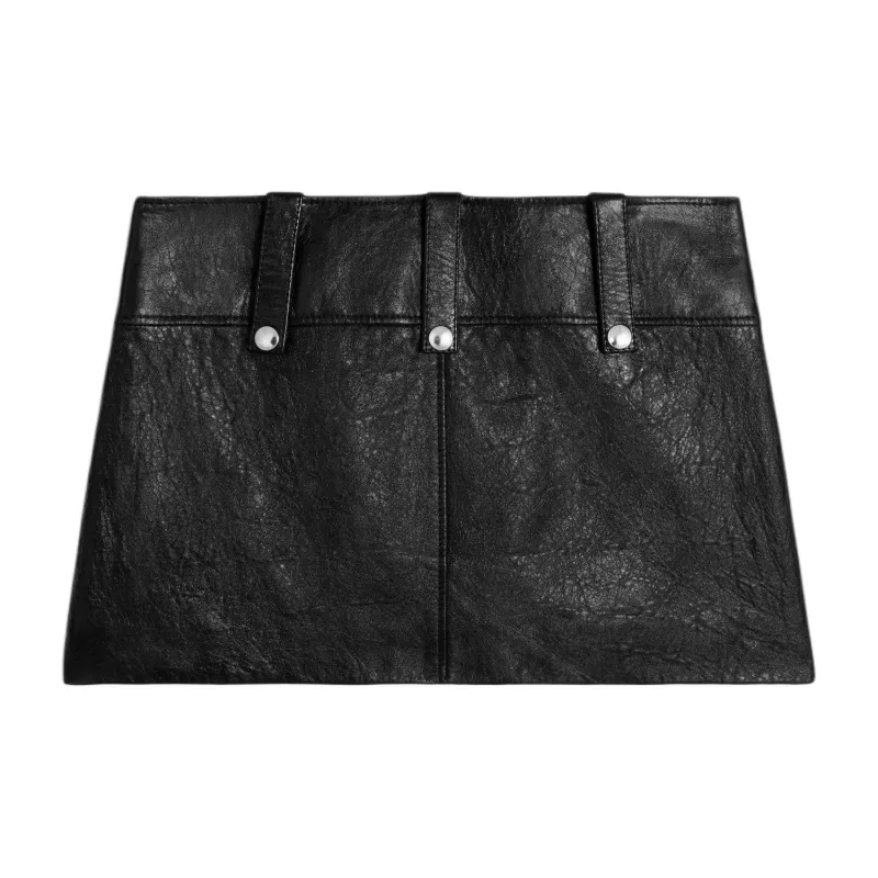 CELINE Zip Detailed Mini Skirt-1