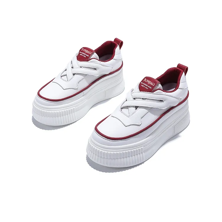 Junjali Abrasion Resistant Lightweight Height Increasing Low Top Casual Shoes 6.5cm Women's-1