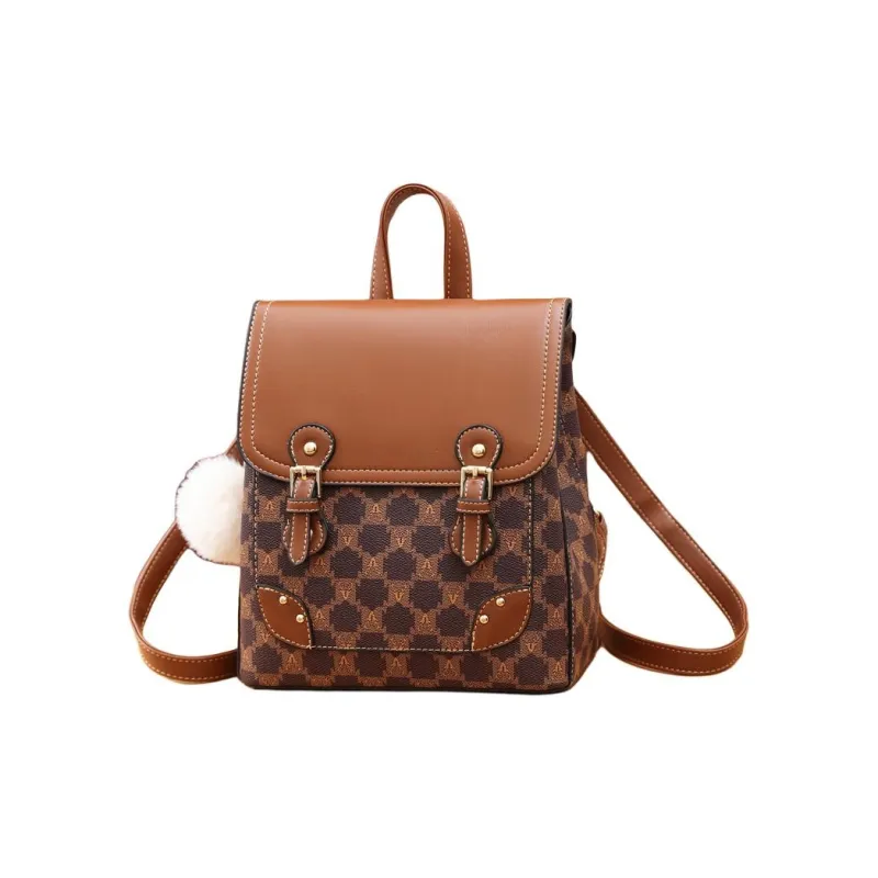 Weymond Soft Leather Moldable Versatile Backpack Women's-8