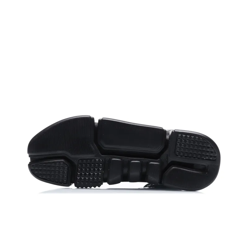 LiNing Essence Mid Top Casual Shoes Men's Black-4
