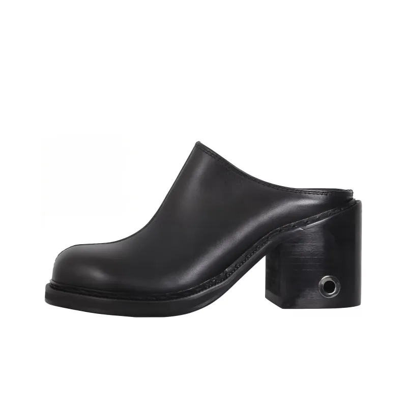 Sunnei Slip On Block Heel Clogs-0