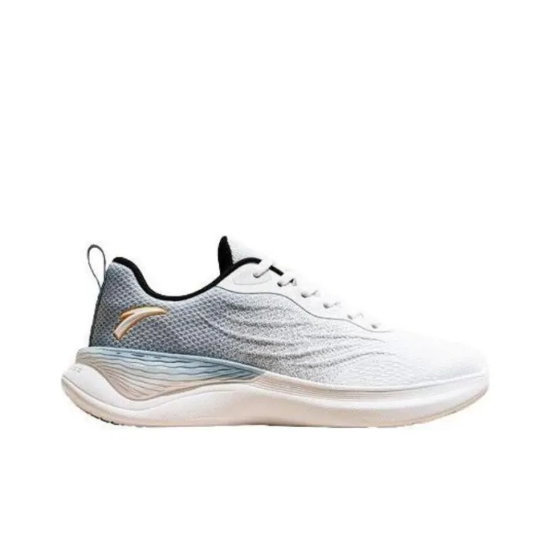 Anta Cushioning Wear Resistant Low Top Training Shoes Men's White Gray-1