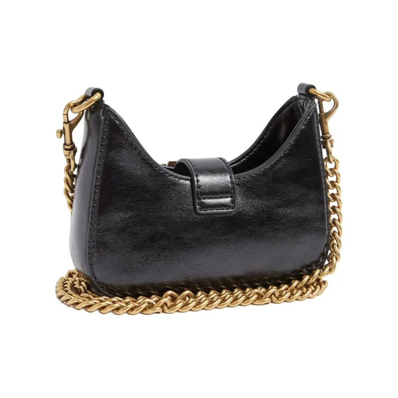 VERSACE JEANS COUTURE Leather Crossbody Bag, Shoulder Bag Women's Black-3
