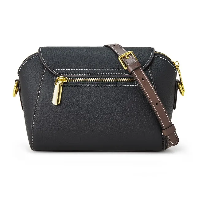 BOSTANTEN Cow Leather Crossbody Bag, Shoulder Bag Regular Women's Black/Sea Blue/Khaki-3