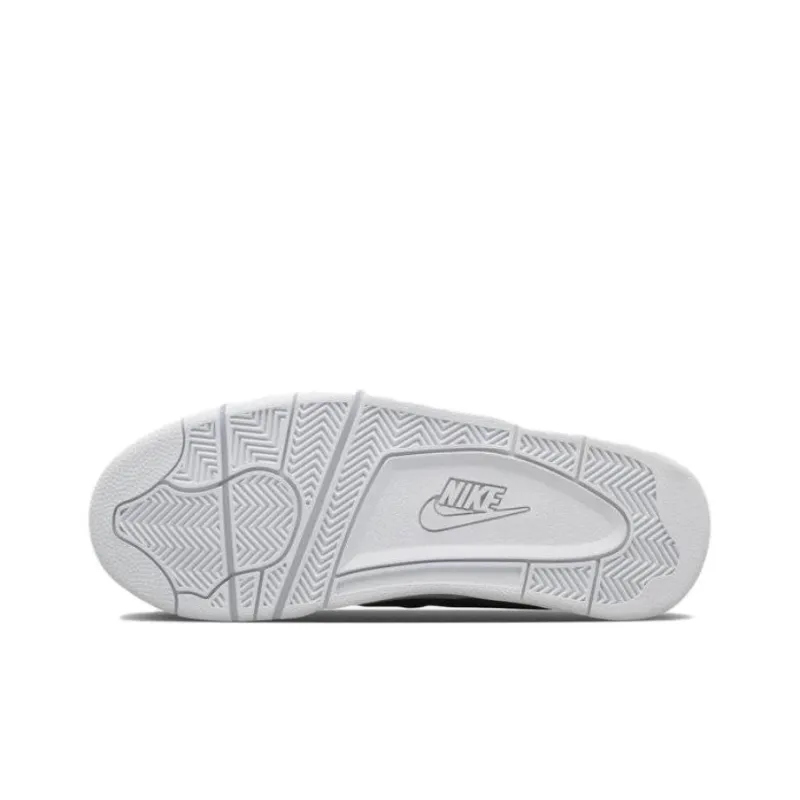 Nike Air Flight 89 Coverage Cushioning Mid Top Skateboard Shoes Men's White-3