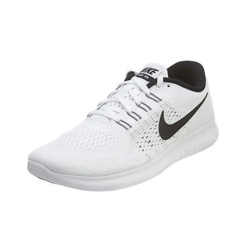 Nike Free Rn White/Black Women's-1