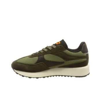 FILA Disruptor Cushioned Slip-Resistant Low-Top Running Shoes Men's Green