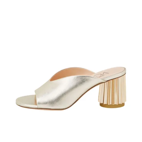 Agl Dorica 70mm Metallic-finish Mules