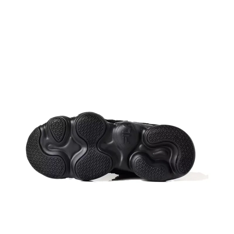CHUYINWEILAI x FILA Floater Anti-Slip And Wear-Resistant Lightweight Low-Top Sports Casual Shoes Unisex Black Blue-4