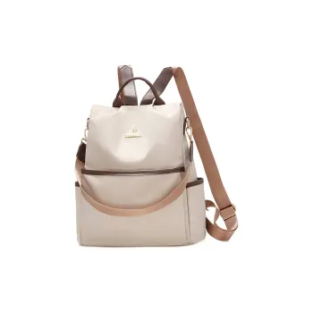 Weymond Oxford Korean Casual Bag Backpack One Shoulder Portable Women's Khaki/Black/Pink