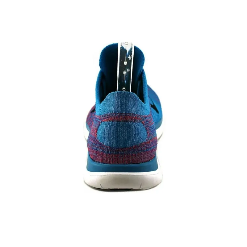 Nike Free 4.0 Flyknit Blue Lagoon Bright Crimson-3