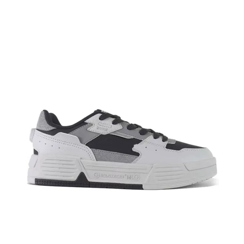 361° Non slip Lightweight Low Top Skateboard Shoes Men's Gray Black-1