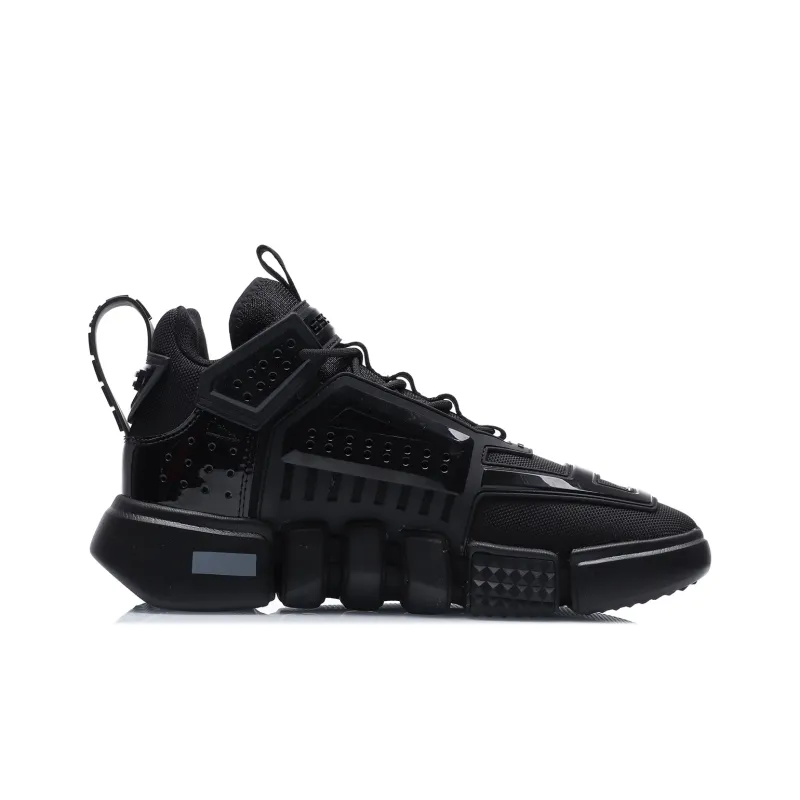 LiNing Essence Mid Top Casual Shoes Men's Black-1