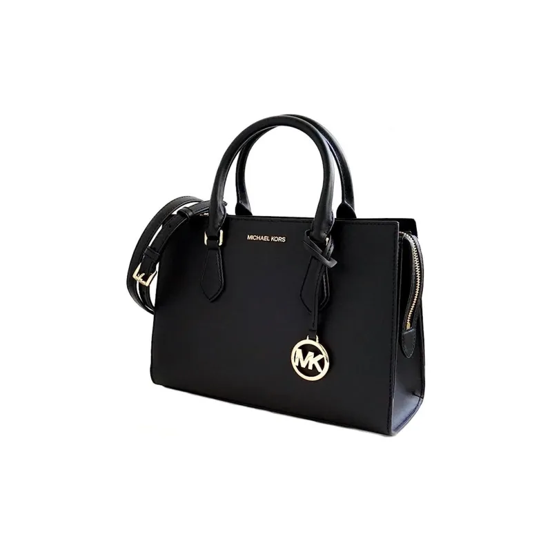 Michael Kors MK Sheila Medium Faux Saffiano Leather Satchel-3