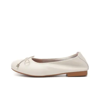 Rich Birds Top Grain Cow Leather Casual Single Shoes 1.5cm Women's