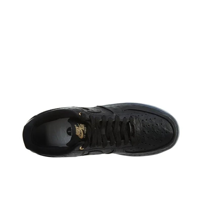 Nike Air Force 1 Cmft Lux Low Black Ostrich-3