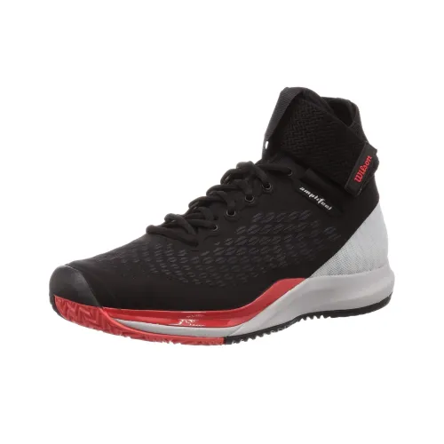 Wilson Tennis Shoes Men High-Top Black/Red