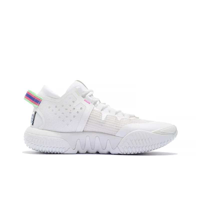 LINING Badfive 2 Low Basketball Shoes Men Low Top Ecru-1
