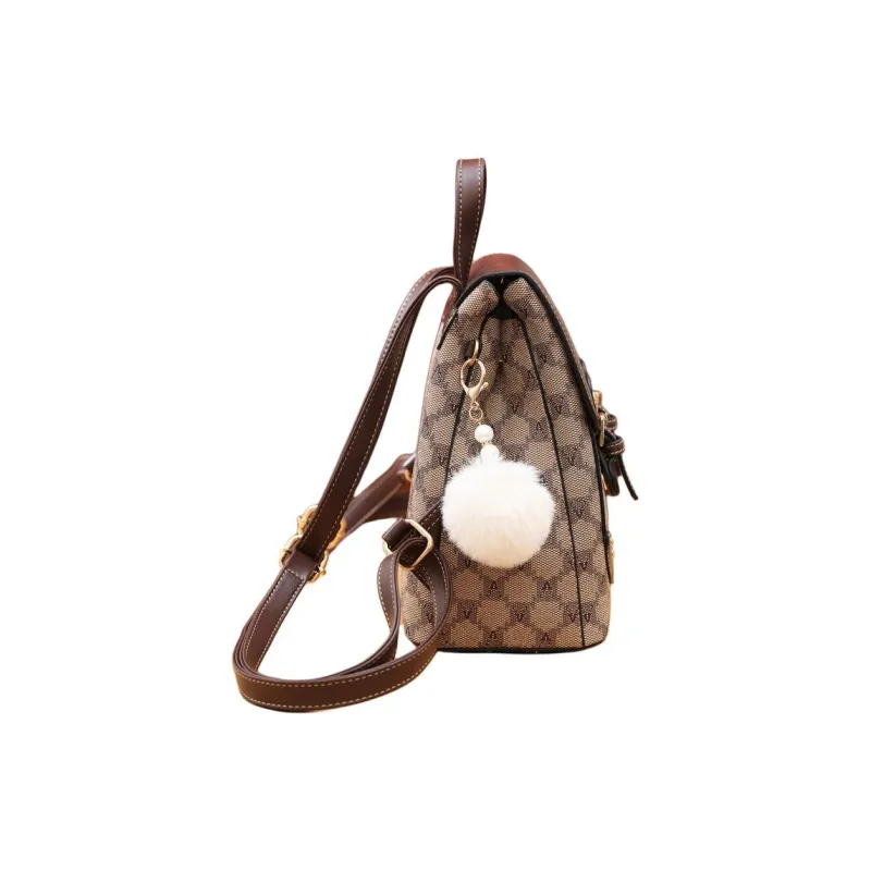 Weymond Soft Leather Moldable Versatile Backpack Women's-6