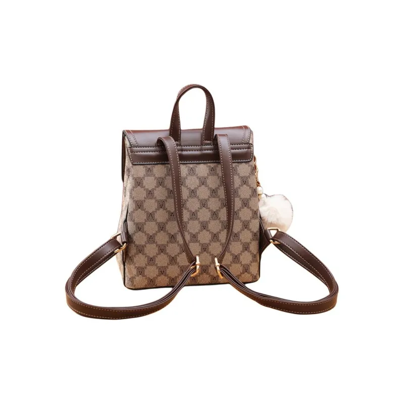 Weymond Soft Leather Moldable Versatile Backpack Women's-5