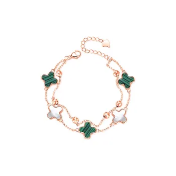 Olampe Malachite Jade Bracelets Women's