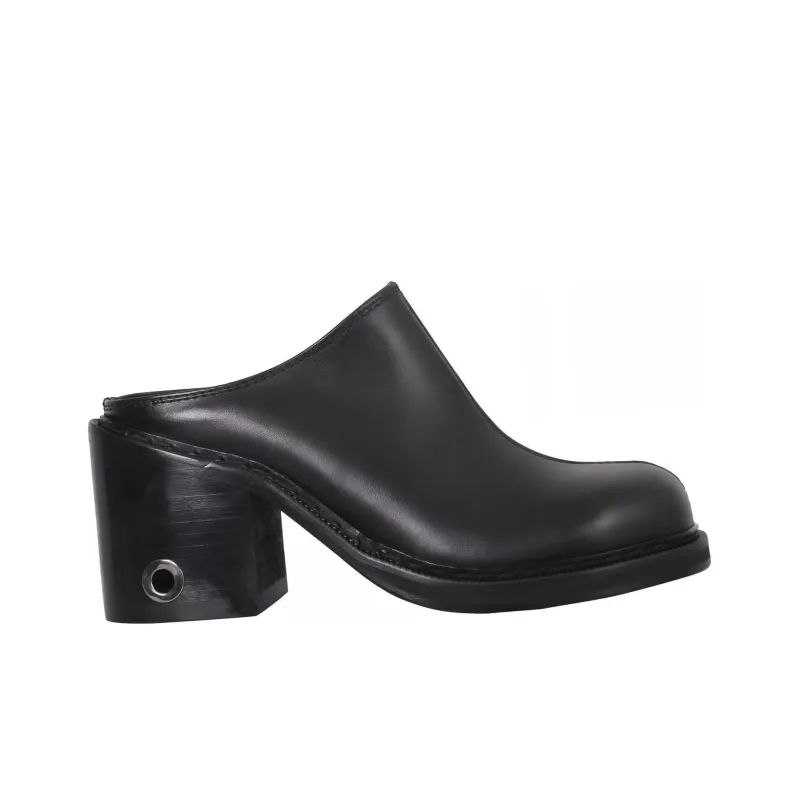 Sunnei Slip On Block Heel Clogs-1