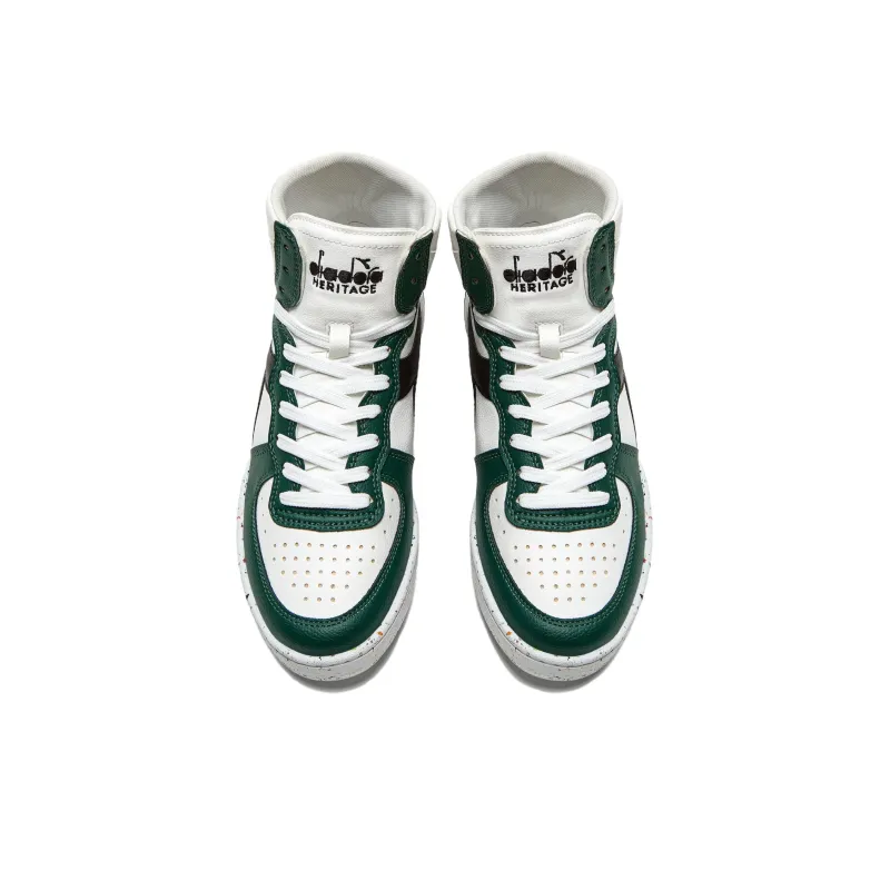 diadora Mi Basket '2030 - White Green'-4