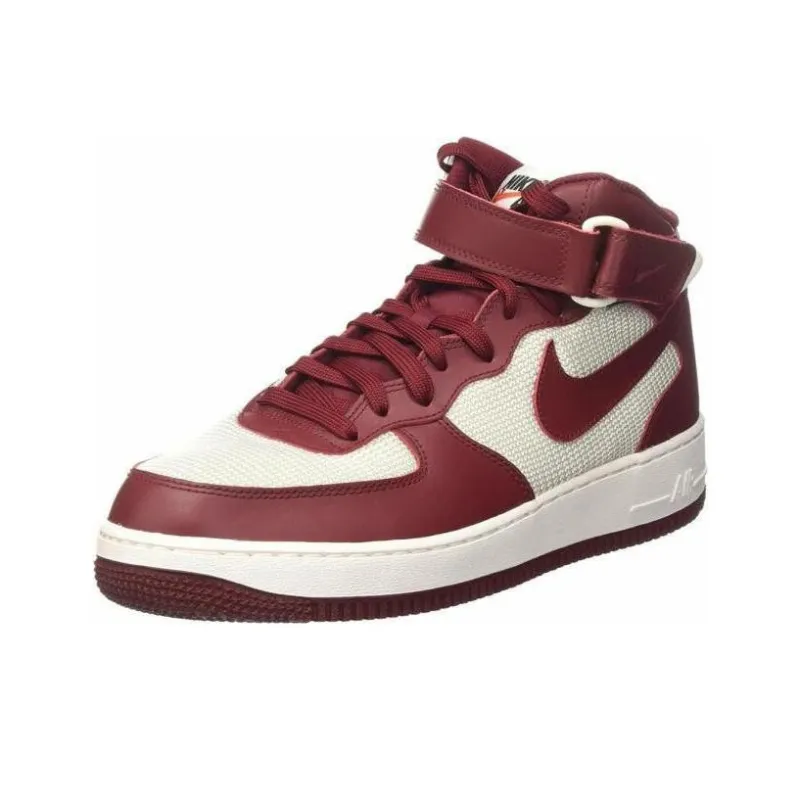 Nike Air Force 1 Mid '07 Team Red Summit White-2