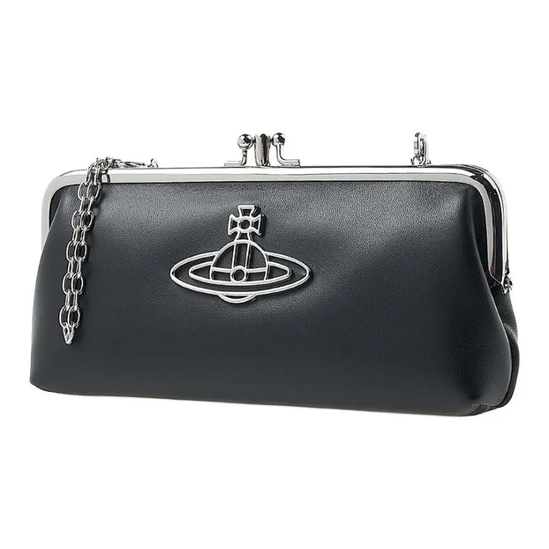 Vivienne Westwood Lambskin Wallet Women's Black-1