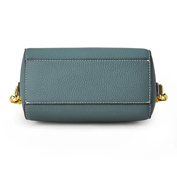 BOSTANTEN Cow Leather Crossbody Bag, Shoulder Bag Regular Women's Black/Sea Blue/Khaki-11