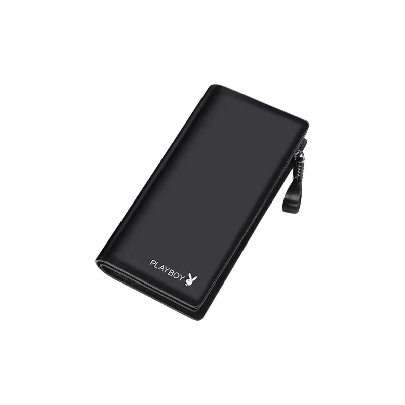 Playboy Cow Leather Wallet Regular Men's Black-0