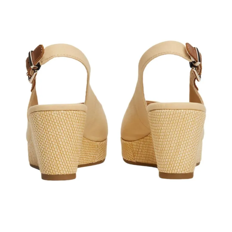 Tommy Hilfiger Iconic Elba Slingback Wedge Sandals-3