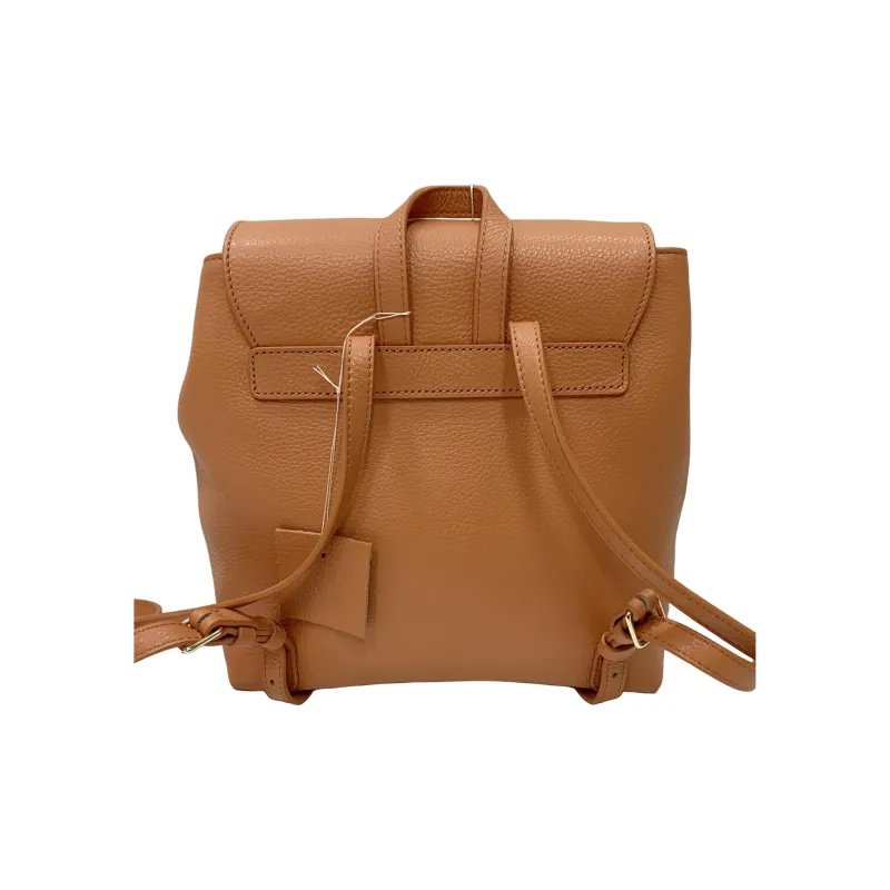 COCCINELLE Top Grain Cow Leather Leather Backpack Women's Brown-1