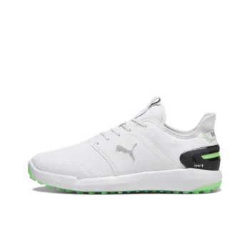 PUMA IGNITE ELEVATE Elevate Slip Resistant Low Top Golf Shoes Men's White Black Green