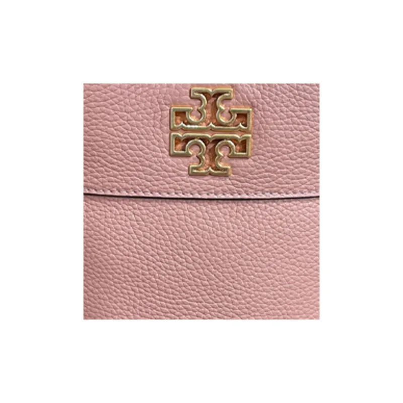 TORY BURCH Britten Leather Bucket Bags Shoulder Bags Women's Pink-3
